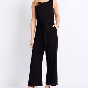 Gilli Classic Black Tie-Waist Jumpsuit